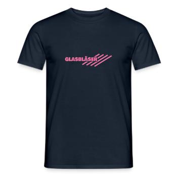 Souffleur - T-shirt homme - marine - Devant - AI Model Male 178 light (178cm)