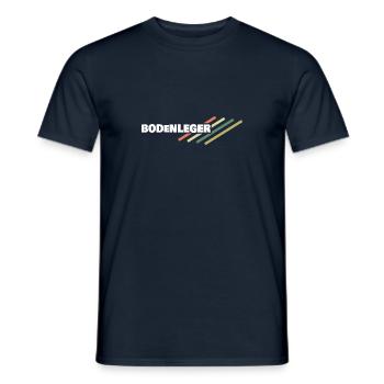 Arbeitsplatz Bodenleger - Männer T-Shirt - Navy - Vorne - AI Model Male 178 light (178cm)