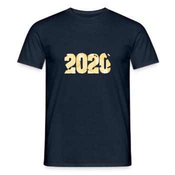 2020 - Männer T-Shirt - Navy - Vorne - AI Model Male 178 light (178cm)