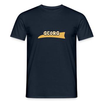 George - Men's T-Shirt - navy - Front - AI Model Male 178 light (178cm)