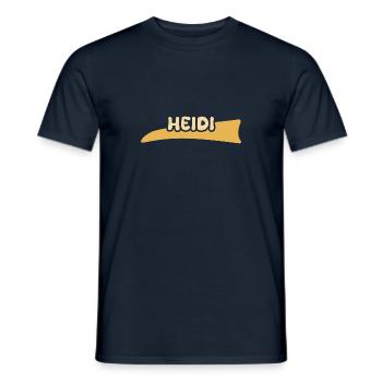 Geschenk für Heidi - Männer T-Shirt - Navy - Vorne - AI Model Male 178 light (178cm)