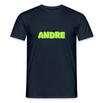 Andre Andre - Men's T-Shirt - navy - Front - AI Model Male 178 light (178cm)