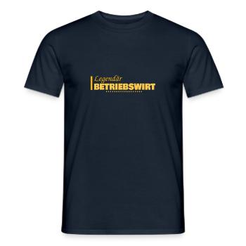 Profession Économiste d’entreprise - T-shirt homme - marine - Devant - AI Model Male 178 light (178cm)