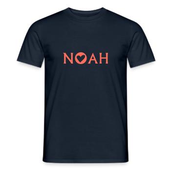 Noah - Männer T-Shirt - Navy - Vorne - AI Model Male 178 light (178cm)