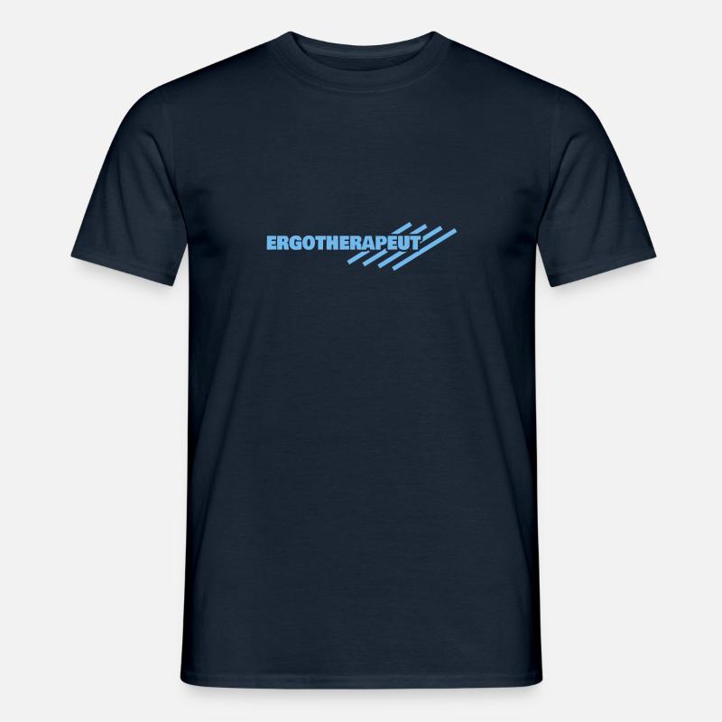 Arbeitsplatz Ergotherapeut - Männer T-Shirt - Navy