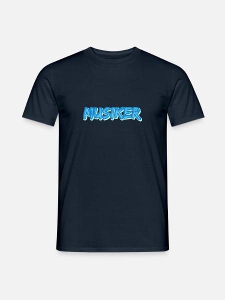 Job Musiker - Männer T-Shirt - Navy