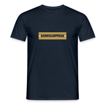 Beruf Bankkauffrau - Männer T-Shirt - Navy - Vorne - AI Model Male 178 light (178cm)