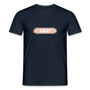 Lilli - Männer T-Shirt - Navy - Vorne - AI Model Male 178 light (178cm)