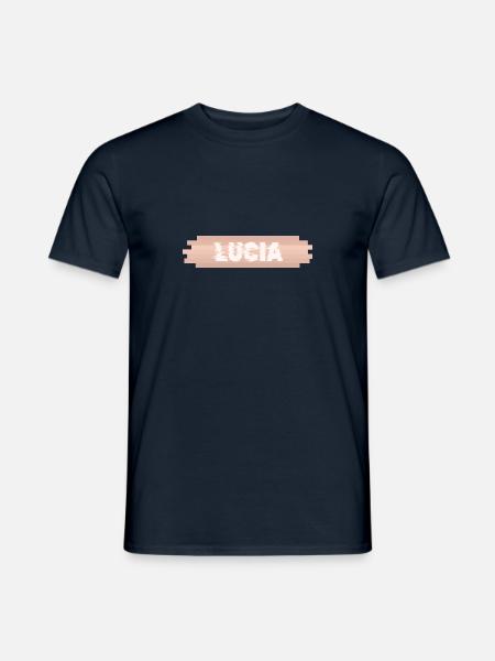 Lucia as a first name - Men's T-Shirt - navy