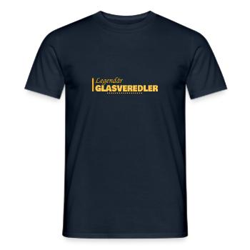 Profession Glass Finisher - Men's T-Shirt - navy - Front - AI Model Male 178 light (178cm)