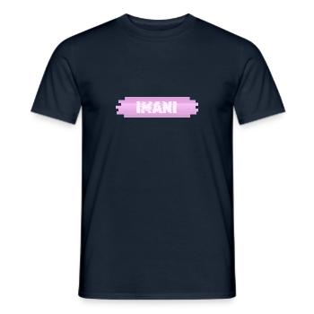 Frauenname Imani - Männer T-Shirt - Navy - Vorne - AI Model Male 178 light (178cm)