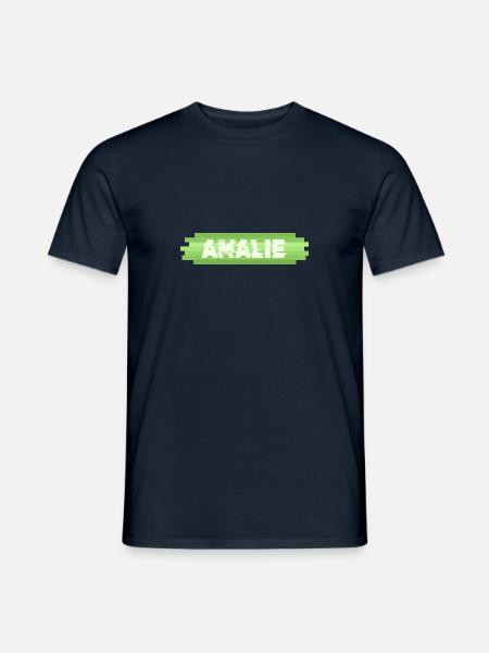 Gift idea Amalie - Men's T-Shirt - navy