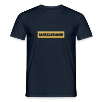 Banquier - T-shirt homme - marine - Devant - AI Model Male 178 light (178cm)