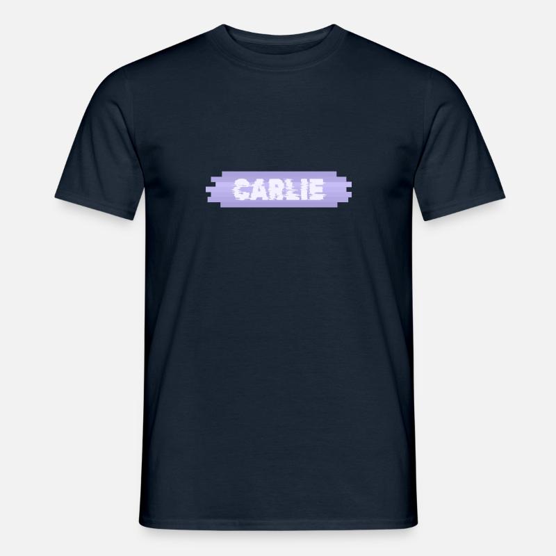 Carlie als Mutter - Männer T-Shirt - Navy