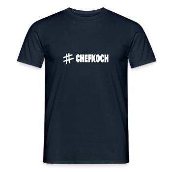 Chefkoch - Männer T-Shirt - Navy - Vorne - AI Model Male 178 light (178cm)