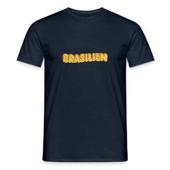 Brasilien als Urlaub - Männer T-Shirt - Navy - Vorne - AI Model Male 178 light (178cm)
