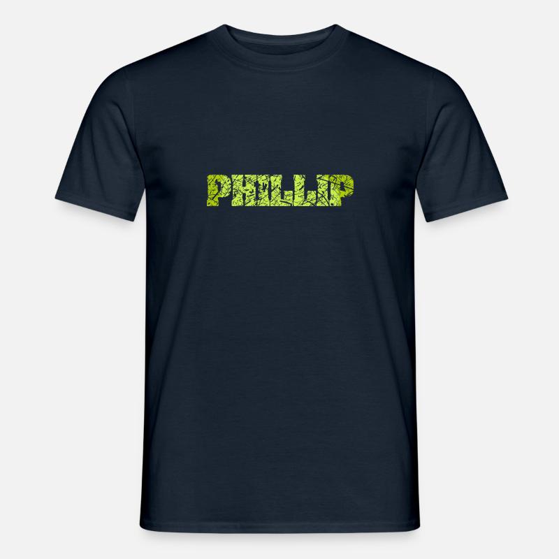 Name Phillip - Männer T-Shirt - Navy