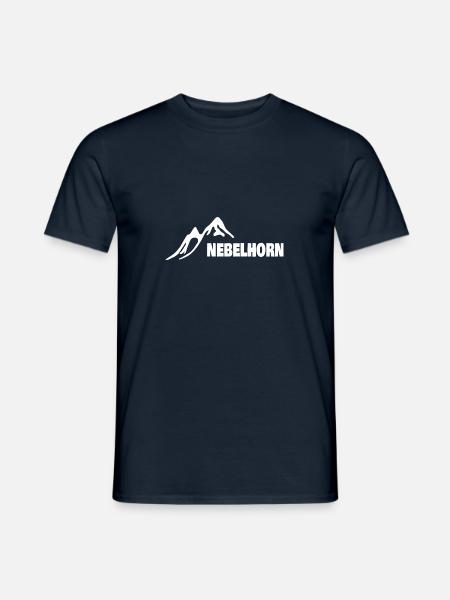 Nebelhorn - Männer T-Shirt - Navy