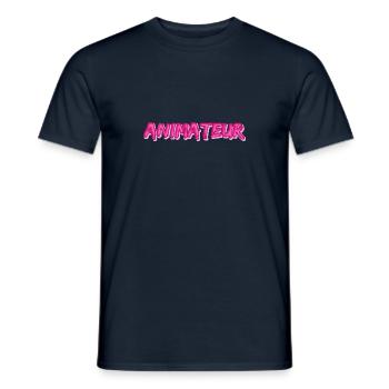 Animateur als Job - Männer T-Shirt - Navy - Vorne - AI Model Male 178 light (178cm)