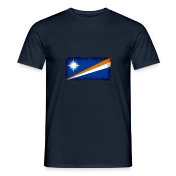 Marshall Islands - Men's T-Shirt - navy - Front - AI Model Male 178 light (178cm)