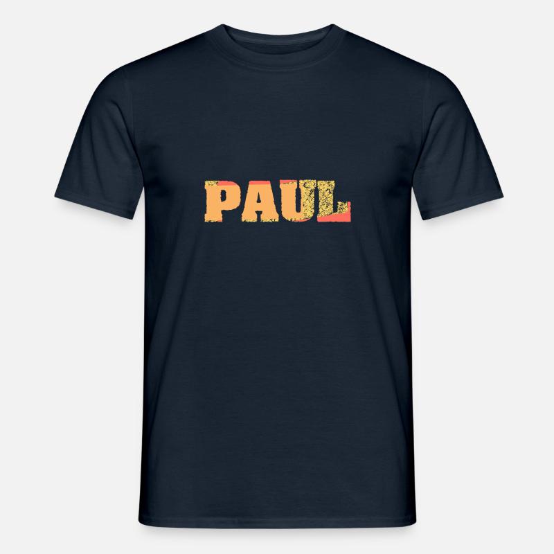 Paul Geschenkidee - Männer T-Shirt - Navy