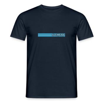 Clemens as Style - Men's T-Shirt - navy - Front - AI Model Male 178 light (178cm)