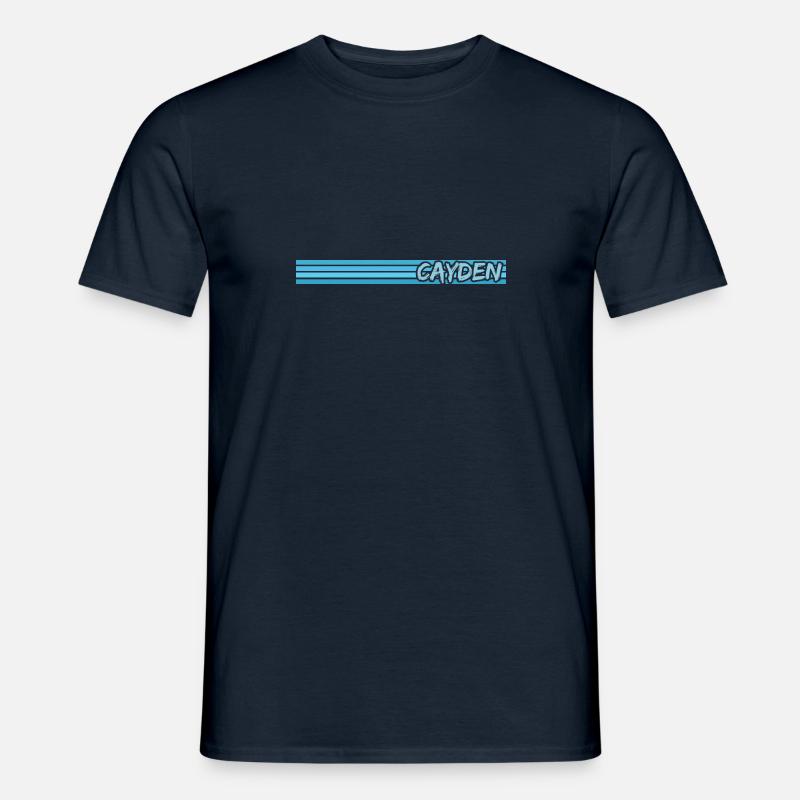 Cayden als Style - Männer T-Shirt - Navy