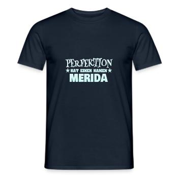 Moi en tant que nom de femme - T-shirt homme - marine - Devant - AI Model Male 178 light (178cm)