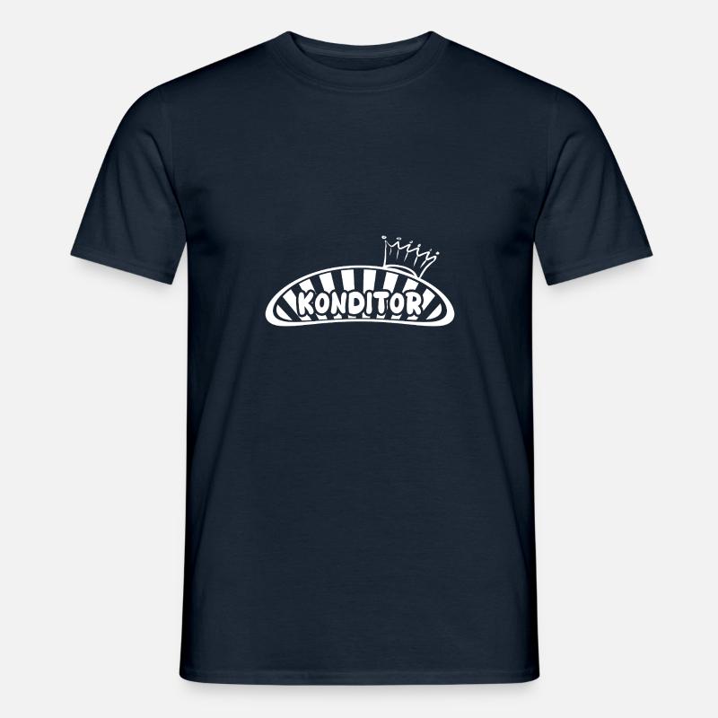 Konditor als Beruf - Männer T-Shirt - Navy