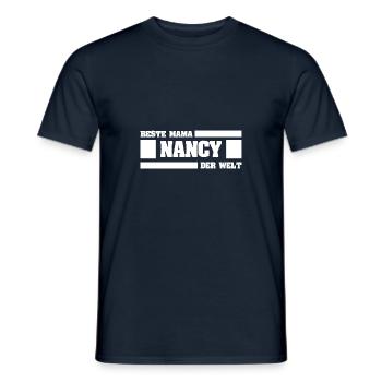 Mutter Nancy - Männer T-Shirt - Navy - Vorne - AI Model Male 178 light (178cm)