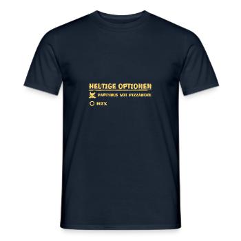 Gift for pizza delivery man - Men's T-Shirt - navy - Front - AI Model Male 178 light (178cm)