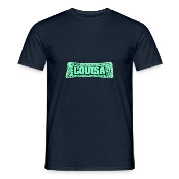 Louisa - T-shirt homme - marine - Devant - AI Model Male 178 light (178cm)