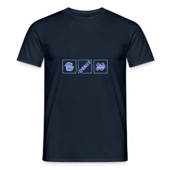 Birth Denis - Men's T-Shirt - navy - Front - AI Model Male 178 light (178cm)