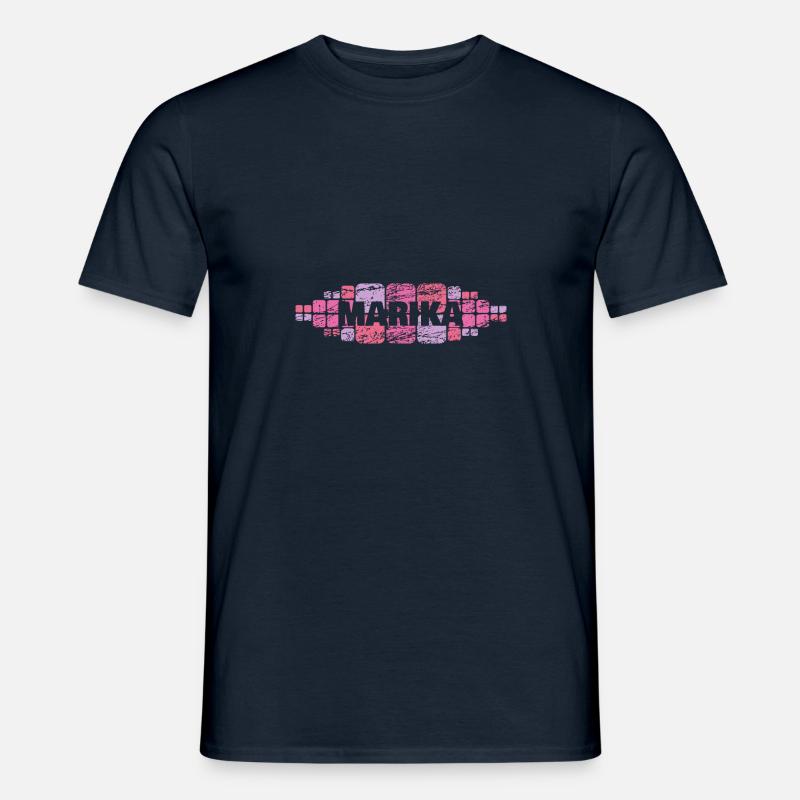 Marika als Mutti - Männer T-Shirt - Navy