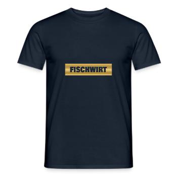 Fischwirt - T-shirt homme - marine - Devant - AI Model Male 178 light (178cm)
