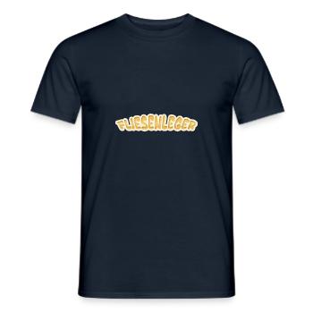 Job fliselægger - Mænd T-shirt - marineblå - Foran - AI Model Male 178 light (178cm)