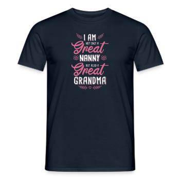 Childminder Nanny Grandma Babysitter - Men's T-Shirt - navy - Front - AI Model Male 178 light (178cm)