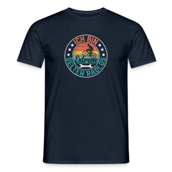 Fahrradfahrer Radfahrer Fahrrad - Männer T-Shirt - Navy - Vorne - AI Model Male 178 light (178cm)