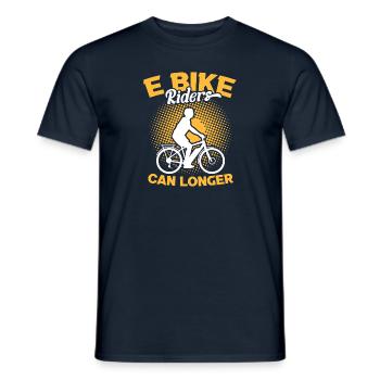 Batterie de vélo électrique Batterie Vélo E-Bike - T-shirt homme - marine - Devant - AI Model Male 178 light (178cm)