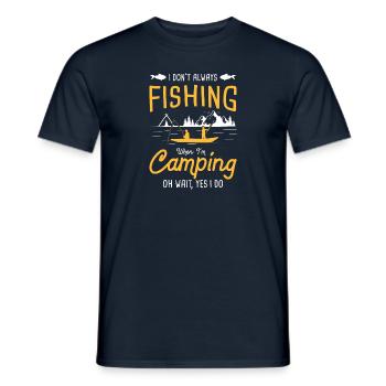 Pêche Sportive Pêche Poisson Hameçons Pêche - T-shirt homme - marine - Devant - AI Model Male 178 light (178cm)