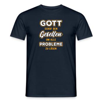 Gesellenprüfung Ausbildung Bestanden Geselle - Männer T-Shirt - Navy - Vorne - AI Model Male 178 light (178cm)