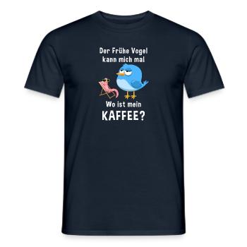 Kaffee Zubehör Koffein Getränk Wachmacher Kaffee - Männer T-Shirt - Navy - Vorne - AI Model Male 178 light (178cm)