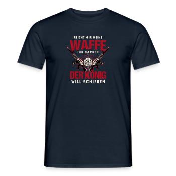 Schützenfest Schießen Schießsport Sportschütze - Männer T-Shirt - Navy - Vorne - AI Model Male 178 light (178cm)