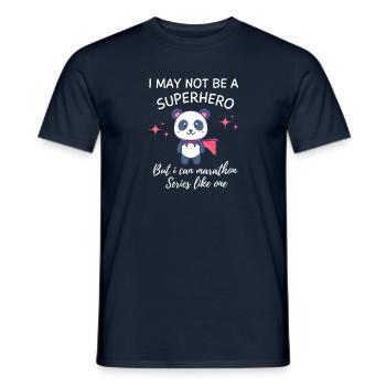 K-Drama Liebhaber Lustig KDrama Mutter - Männer T-Shirt - Navy - Vorne - AI Model Male 178 light (178cm)