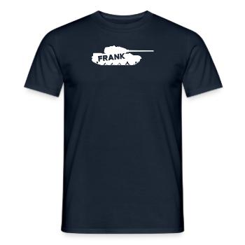 Frank The Tank Drinking School Men's Beer Drinker - Men's T-Shirt - navy - Front - AI Model Male 178 light (178cm)