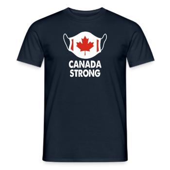Canada Strong Canadian - Men's T-Shirt - navy - Front - AI Model Male 178 light (178cm)