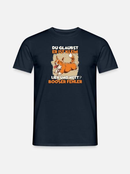 Welsh Corgi Hundeliebhaber Welsh Corgi Pembroke - Männer T-Shirt - Navy