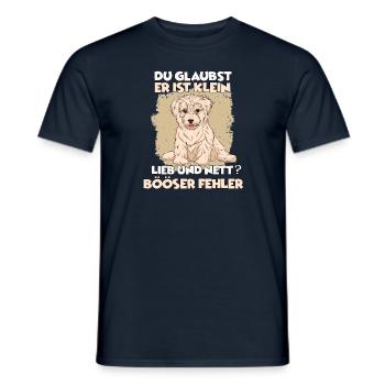 Havaneser Hundehalter Bichon Hundeliebhaber - Männer T-Shirt - Navy - Vorne - AI Model Male 178 light (178cm)