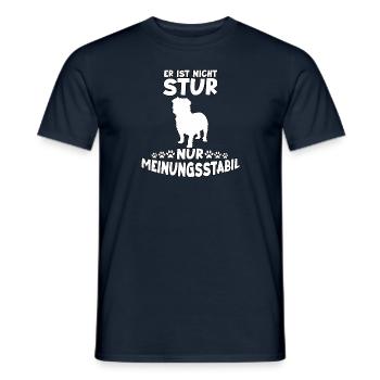 Yorkshire Terrier Hunde Fan Motiv Lustiges Yorkie - Männer T-Shirt - Navy - Vorne - AI Model Male 178 light (178cm)