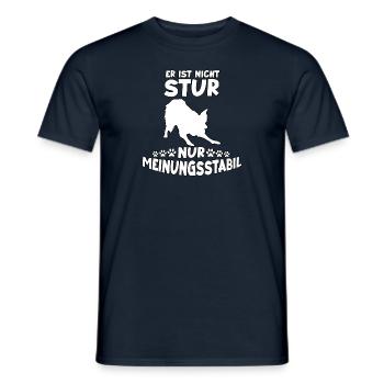 Border Collie Hunde Fan Motiv Lustiges Collie - Männer T-Shirt - Navy - Vorne - AI Model Male 178 light (178cm)